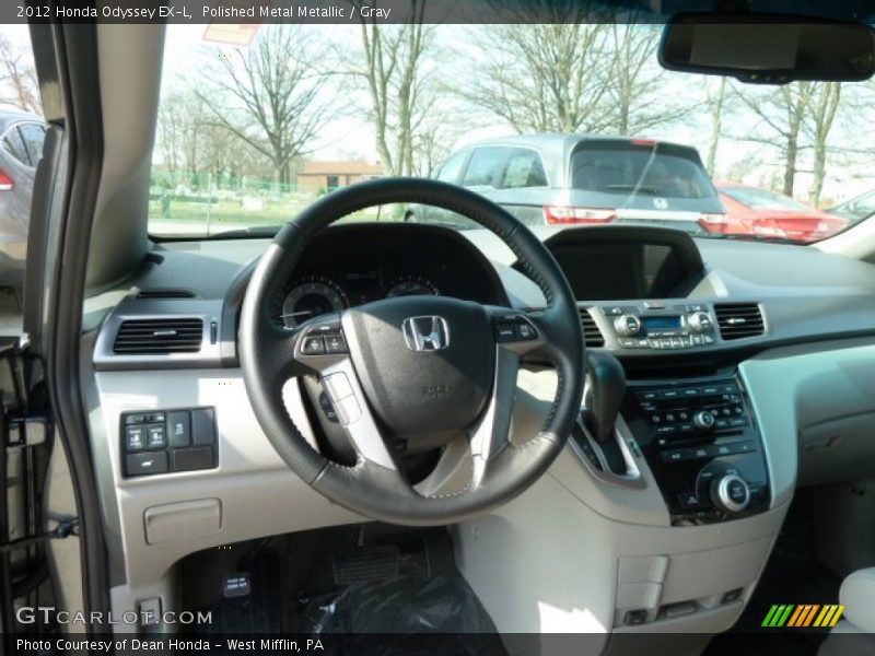 Polished Metal Metallic / Gray 2012 Honda Odyssey EX-L