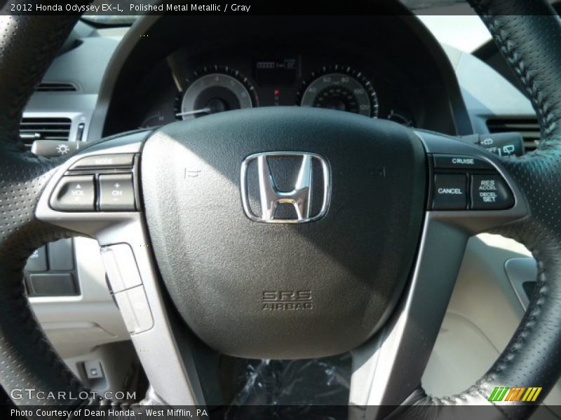 Polished Metal Metallic / Gray 2012 Honda Odyssey EX-L