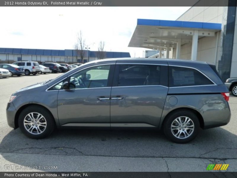 Polished Metal Metallic / Gray 2012 Honda Odyssey EX