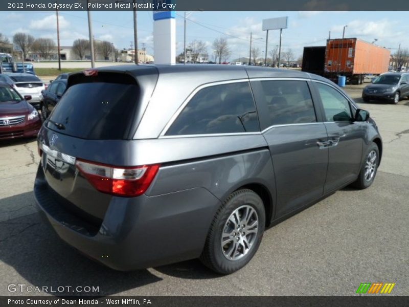 Polished Metal Metallic / Gray 2012 Honda Odyssey EX
