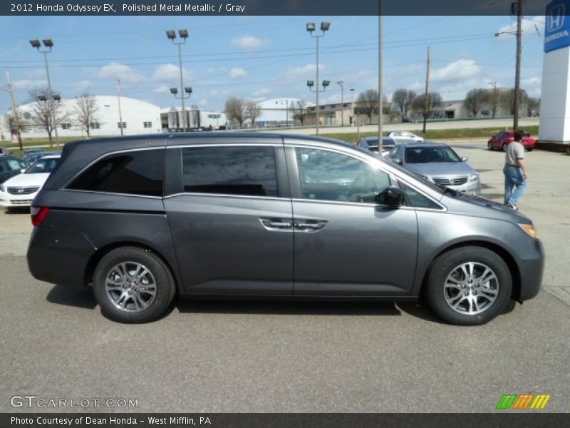 Polished Metal Metallic / Gray 2012 Honda Odyssey EX