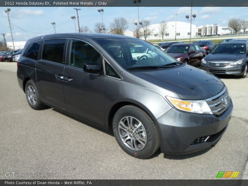 Polished Metal Metallic / Gray 2012 Honda Odyssey EX