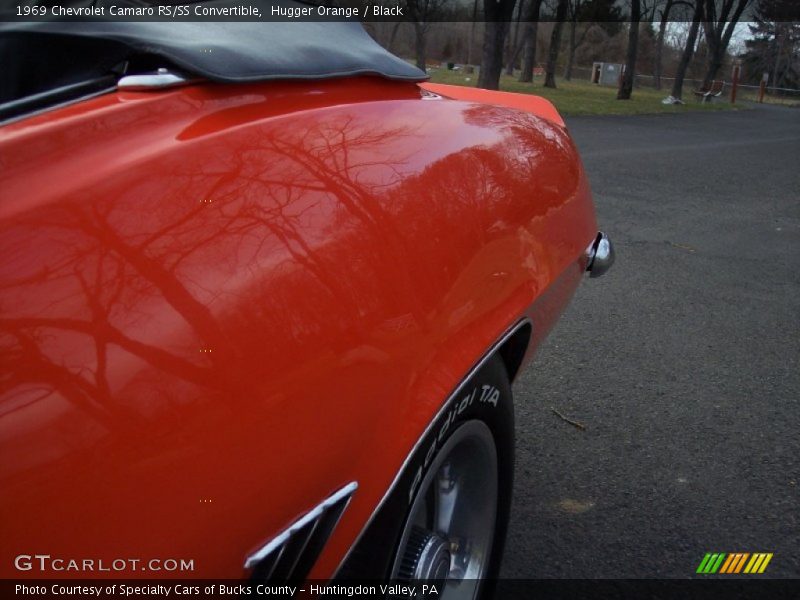 Hugger Orange / Black 1969 Chevrolet Camaro RS/SS Convertible