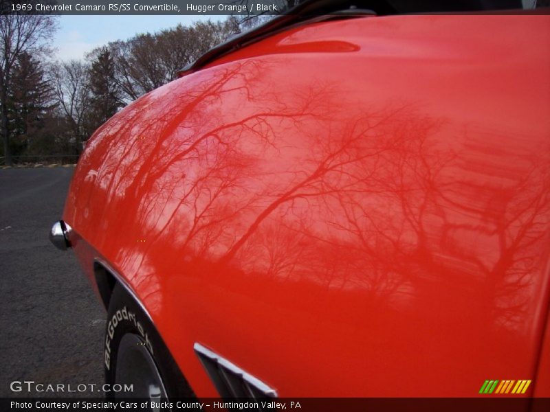 Hugger Orange / Black 1969 Chevrolet Camaro RS/SS Convertible