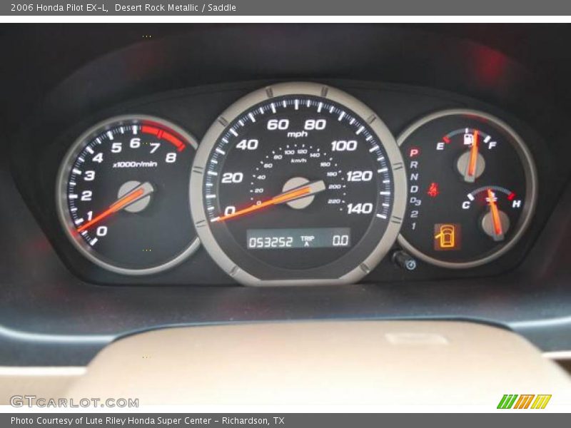 Desert Rock Metallic / Saddle 2006 Honda Pilot EX-L