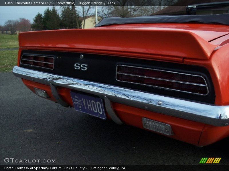 Hugger Orange / Black 1969 Chevrolet Camaro RS/SS Convertible