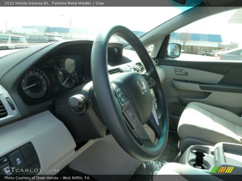 Polished Metal Metallic / Gray 2012 Honda Odyssey EX