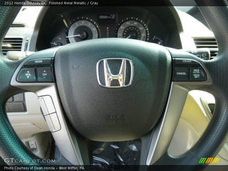 Polished Metal Metallic / Gray 2012 Honda Odyssey EX