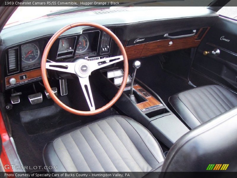  1969 Camaro RS/SS Convertible Black Interior