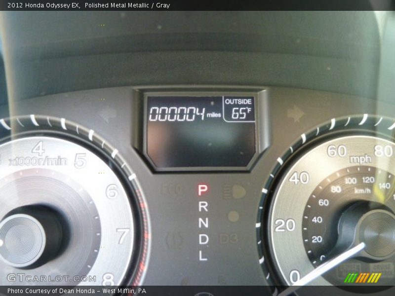 Polished Metal Metallic / Gray 2012 Honda Odyssey EX