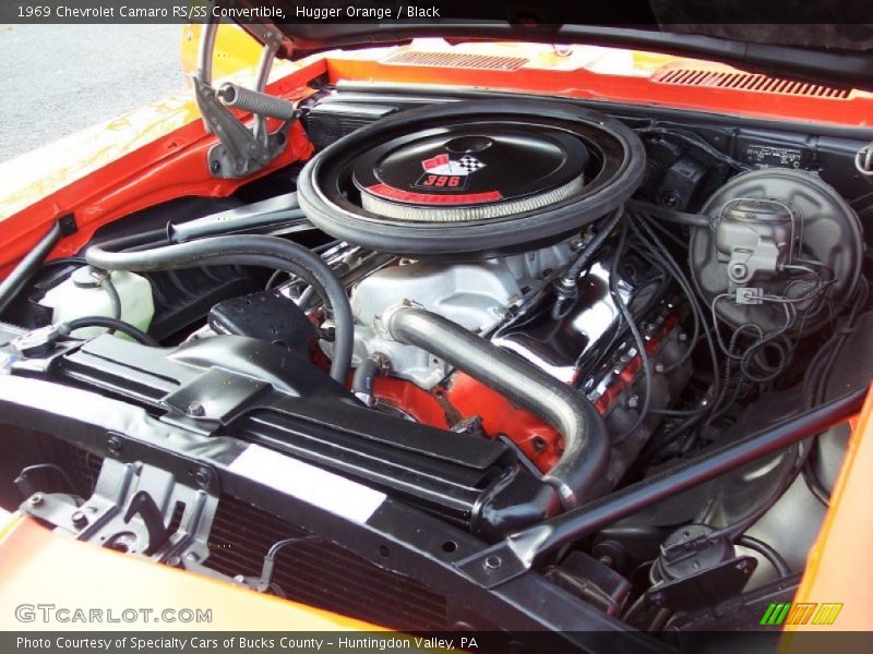  1969 Camaro RS/SS Convertible Engine - 396 ci. V8