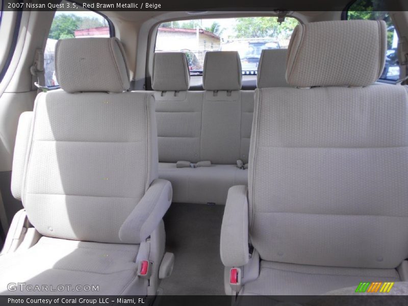 Red Brawn Metallic / Beige 2007 Nissan Quest 3.5