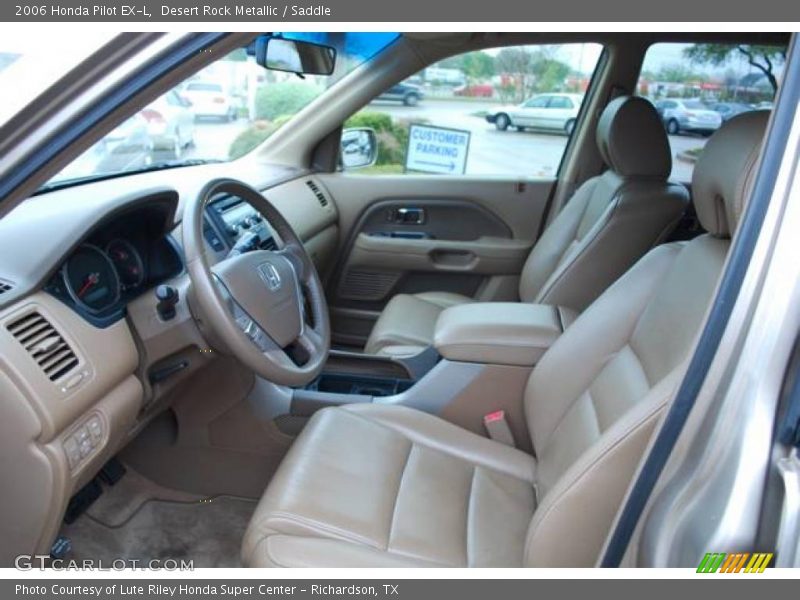 Desert Rock Metallic / Saddle 2006 Honda Pilot EX-L