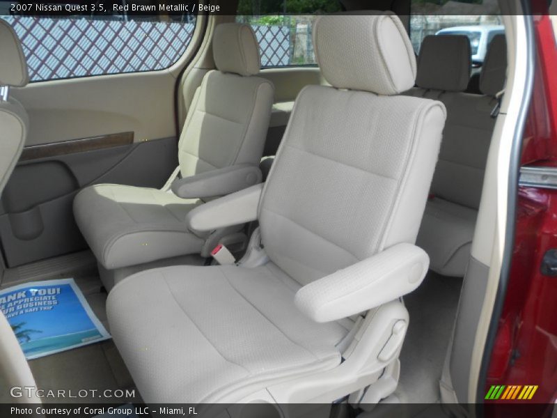 Red Brawn Metallic / Beige 2007 Nissan Quest 3.5