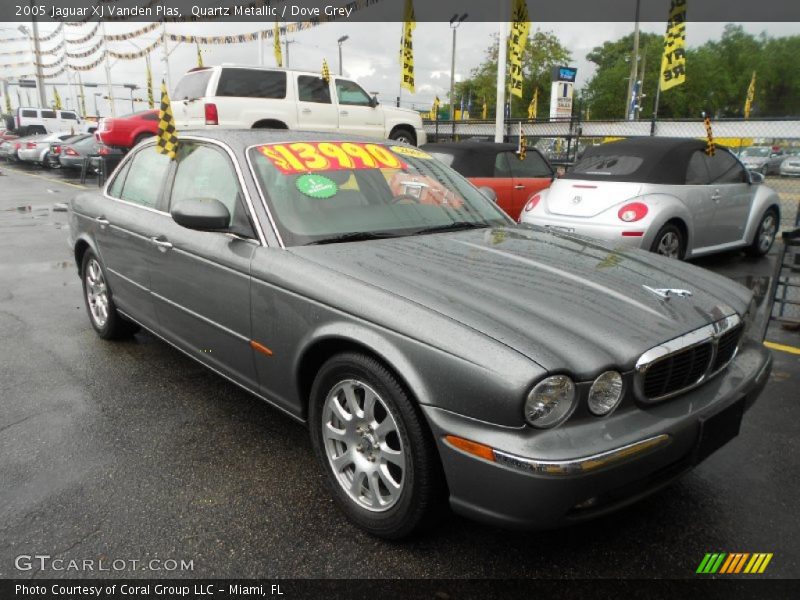 Quartz Metallic / Dove Grey 2005 Jaguar XJ Vanden Plas