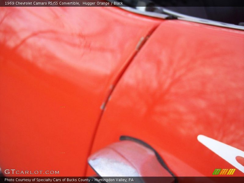 Hugger Orange / Black 1969 Chevrolet Camaro RS/SS Convertible