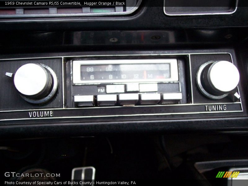 Audio System of 1969 Camaro RS/SS Convertible
