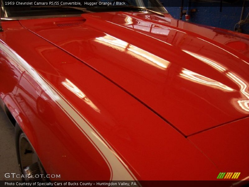 Hugger Orange / Black 1969 Chevrolet Camaro RS/SS Convertible