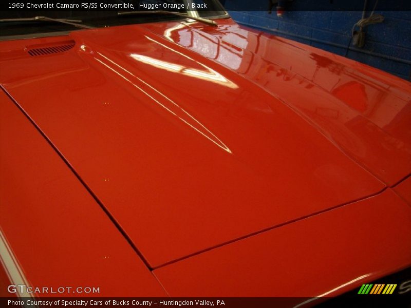 Hugger Orange / Black 1969 Chevrolet Camaro RS/SS Convertible