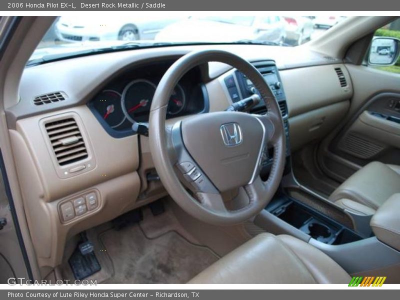 Desert Rock Metallic / Saddle 2006 Honda Pilot EX-L