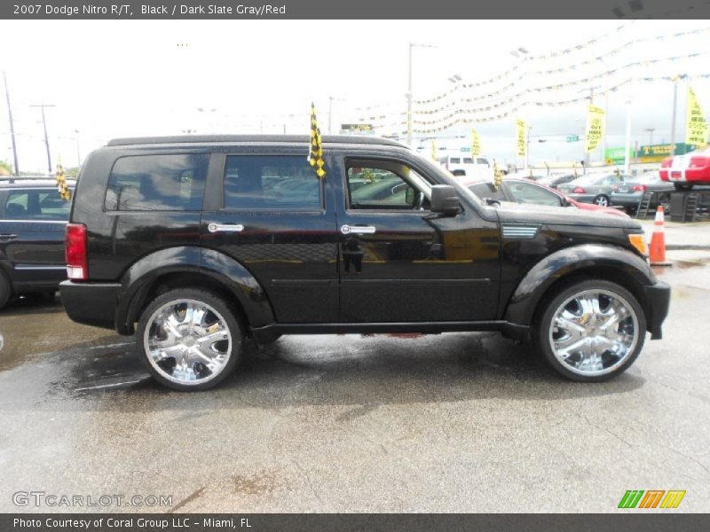 Black / Dark Slate Gray/Red 2007 Dodge Nitro R/T