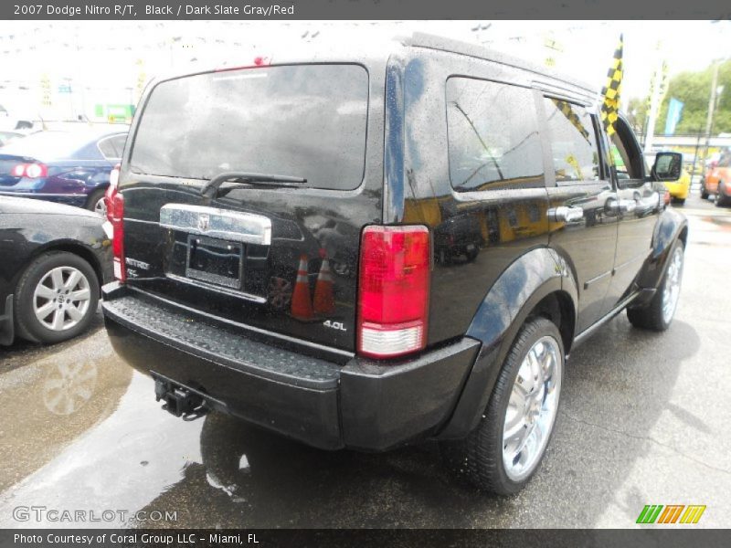 Black / Dark Slate Gray/Red 2007 Dodge Nitro R/T