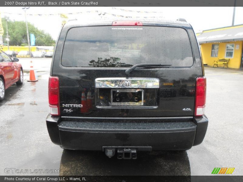 Black / Dark Slate Gray/Red 2007 Dodge Nitro R/T