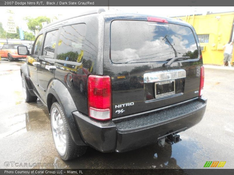 Black / Dark Slate Gray/Red 2007 Dodge Nitro R/T
