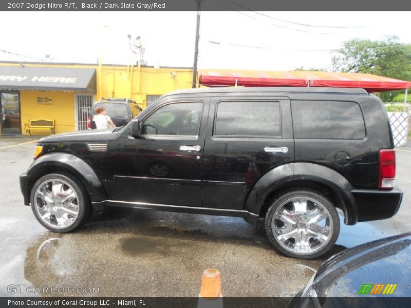 Black / Dark Slate Gray/Red 2007 Dodge Nitro R/T