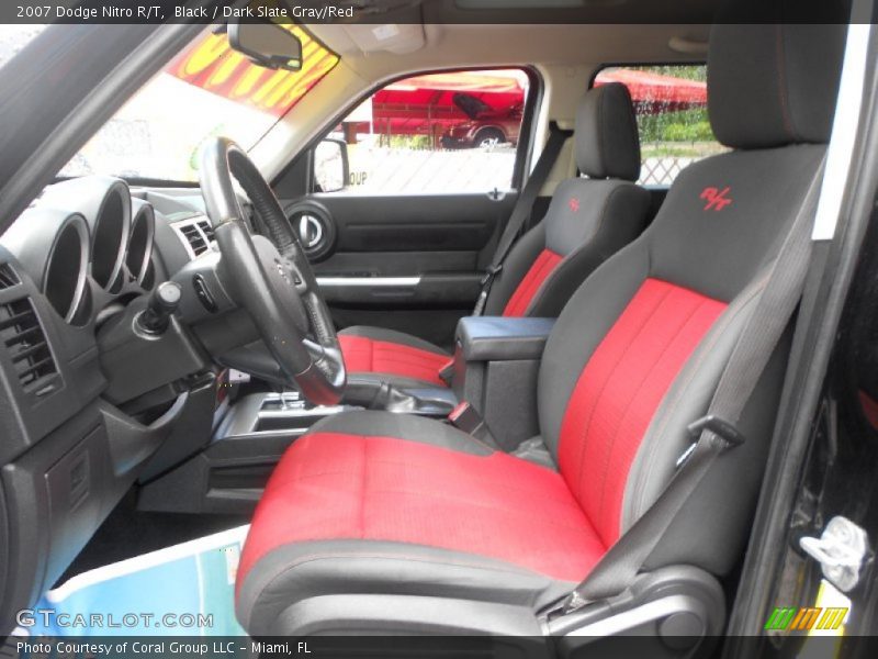  2007 Nitro R/T Dark Slate Gray/Red Interior