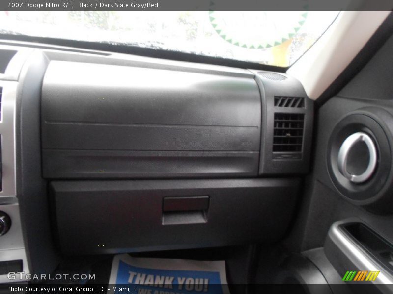 Black / Dark Slate Gray/Red 2007 Dodge Nitro R/T