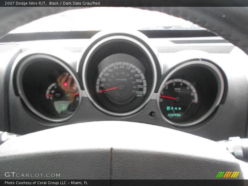 Black / Dark Slate Gray/Red 2007 Dodge Nitro R/T