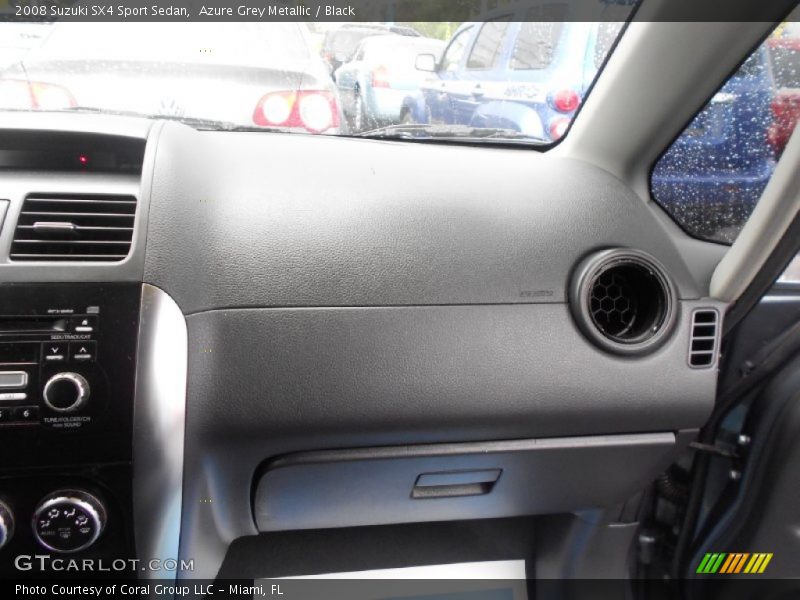 Azure Grey Metallic / Black 2008 Suzuki SX4 Sport Sedan