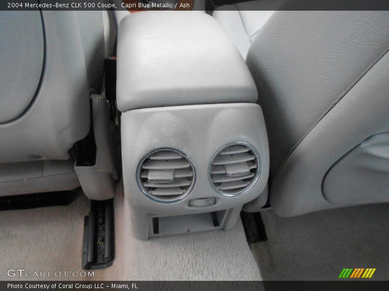 Capri Blue Metallic / Ash 2004 Mercedes-Benz CLK 500 Coupe