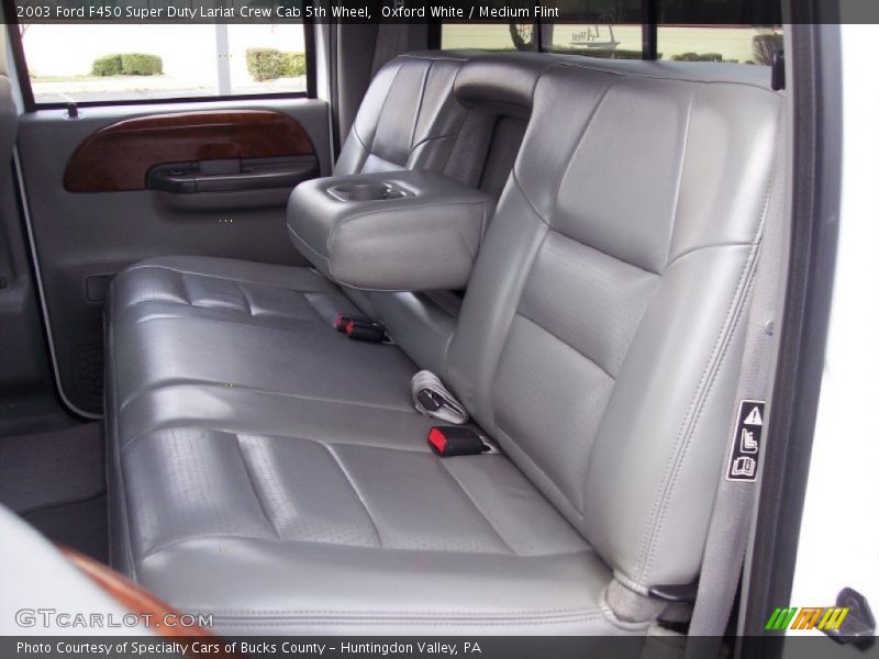  2003 F450 Super Duty Lariat Crew Cab 5th Wheel Medium Flint Interior