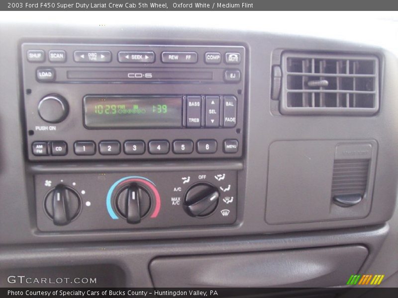 Controls of 2003 F450 Super Duty Lariat Crew Cab 5th Wheel