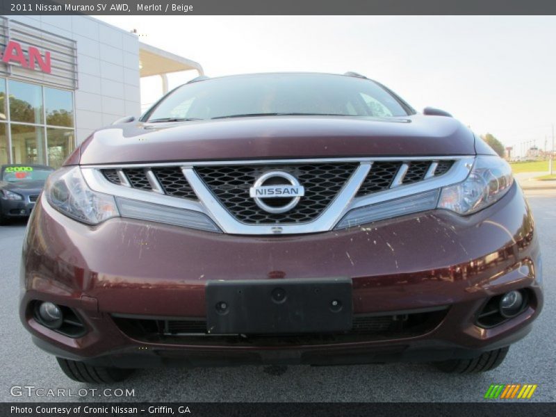 Merlot / Beige 2011 Nissan Murano SV AWD