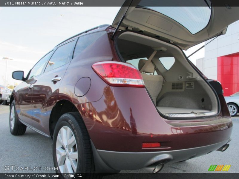 Merlot / Beige 2011 Nissan Murano SV AWD