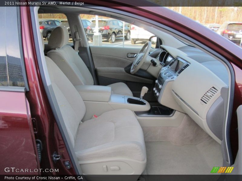  2011 Murano SV AWD Beige Interior