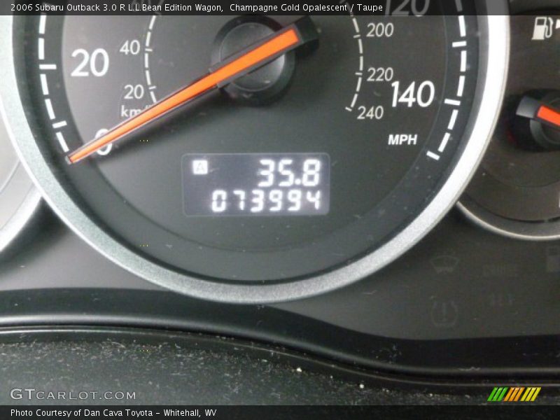 Champagne Gold Opalescent / Taupe 2006 Subaru Outback 3.0 R L.L.Bean Edition Wagon