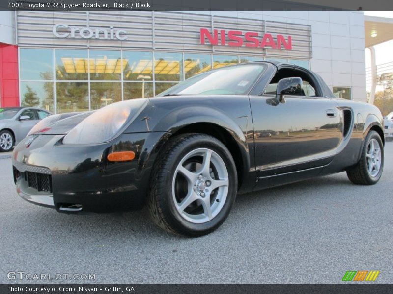 Black / Black 2002 Toyota MR2 Spyder Roadster