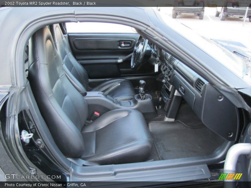  2002 MR2 Spyder Roadster Black Interior