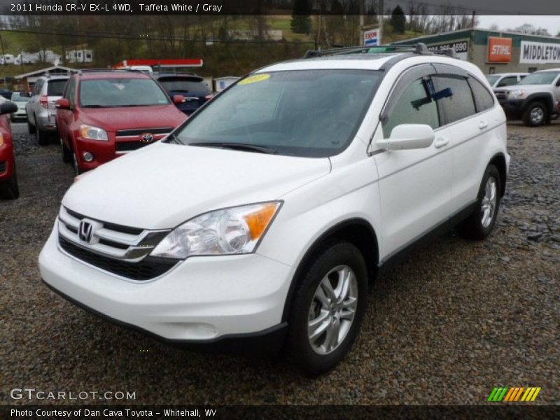 Taffeta White / Gray 2011 Honda CR-V EX-L 4WD