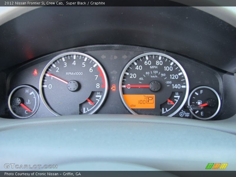 Super Black / Graphite 2012 Nissan Frontier SL Crew Cab