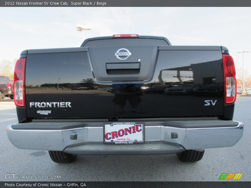 Super Black / Beige 2012 Nissan Frontier SV Crew Cab