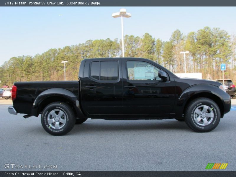 Super Black / Beige 2012 Nissan Frontier SV Crew Cab