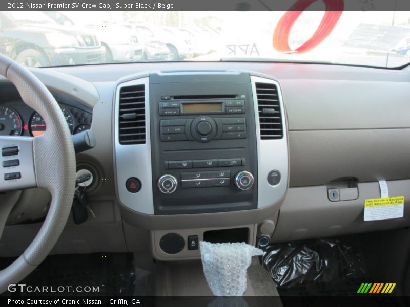Super Black / Beige 2012 Nissan Frontier SV Crew Cab
