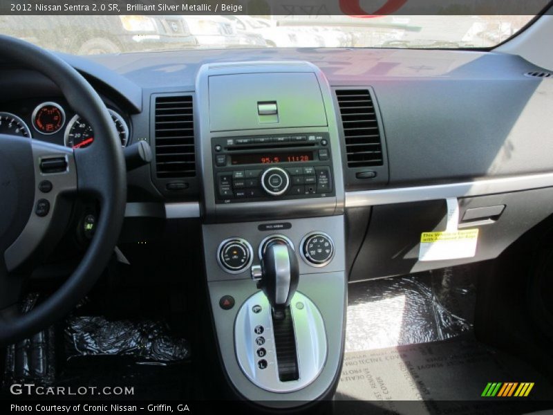 Brilliant Silver Metallic / Beige 2012 Nissan Sentra 2.0 SR