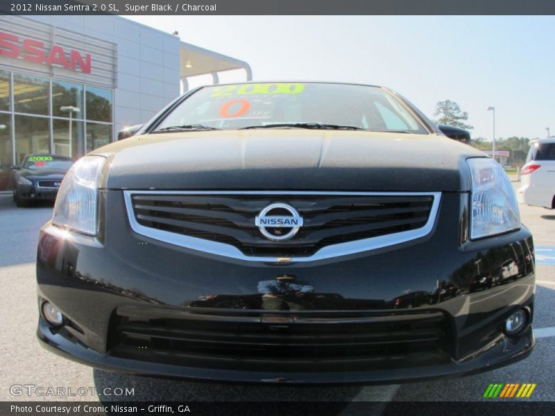 Super Black / Charcoal 2012 Nissan Sentra 2.0 SL