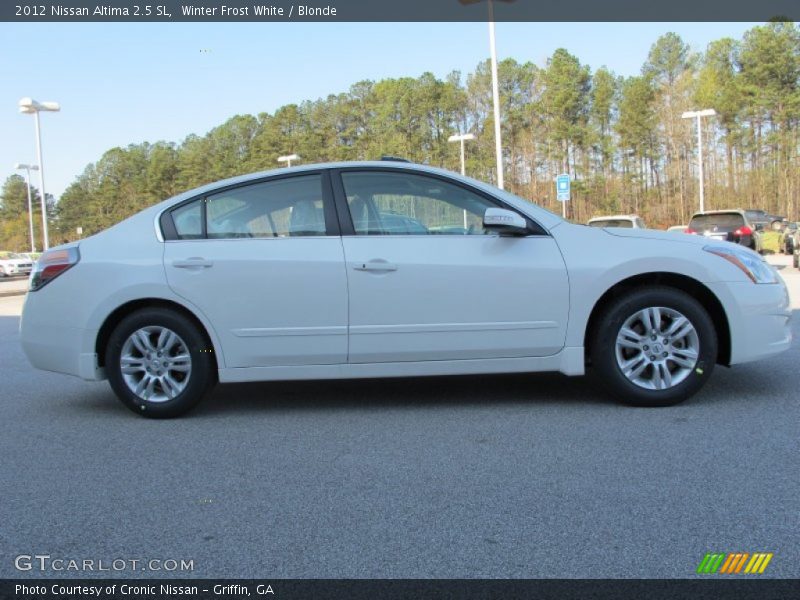 Winter Frost White / Blonde 2012 Nissan Altima 2.5 SL